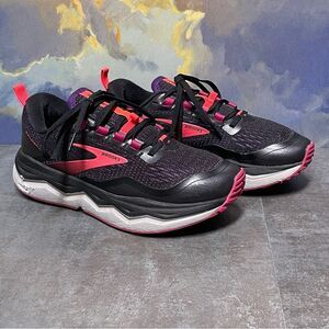 Brooks Caldera 5 1203411B020 Women's Black/Purple Trail Running Shoes Size 7.5B